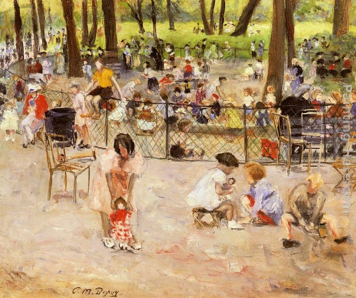 Paul Michel Dupuy Le Parc Monceau A Paris